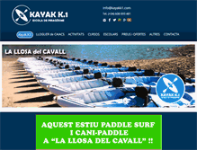 Tablet Screenshot of kayakk1.com